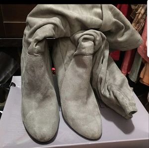 gray suade jennifer lopez boots